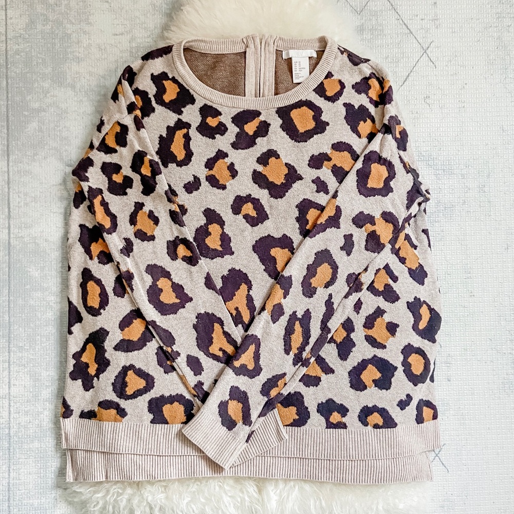 H&M Leopard Print Sweater - Picture 2 of 2